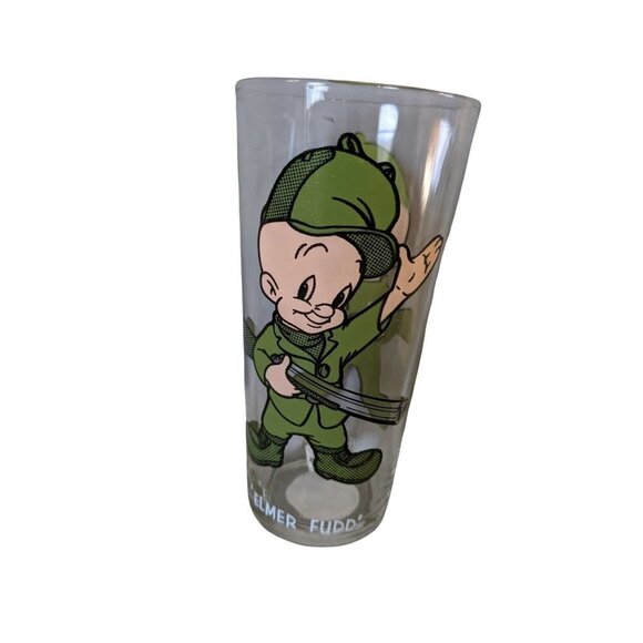LOONEY TUNES 1973 GLASS PEPSI COLLECTOR SERIES WARNER BROS Elmer Fudd - Picture 1 of 9